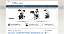 Desktop Screenshot of labtecegypt.com