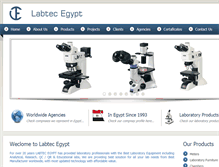 Tablet Screenshot of labtecegypt.com